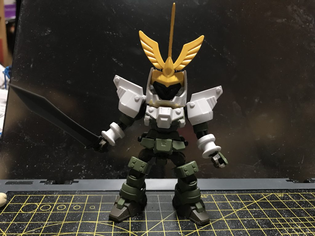 嵐の騎士トールギス とHGリーオをミキシングしています