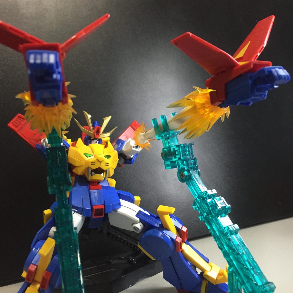 アームドブースター！
腰が動くとかっこよくなるポーズ