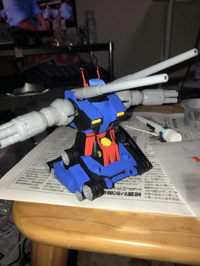 塗装しつつ影を入れたり