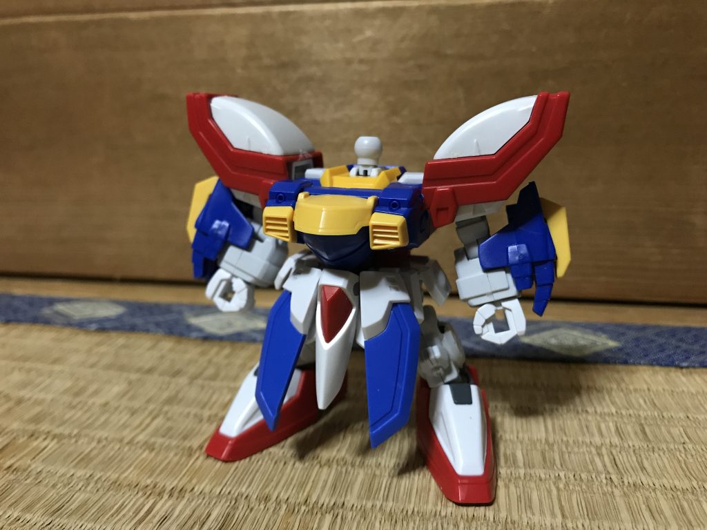 とりあえずどうしようかなぁと思ってた時のやつ。HGとBBのゴッドからパーツ取り