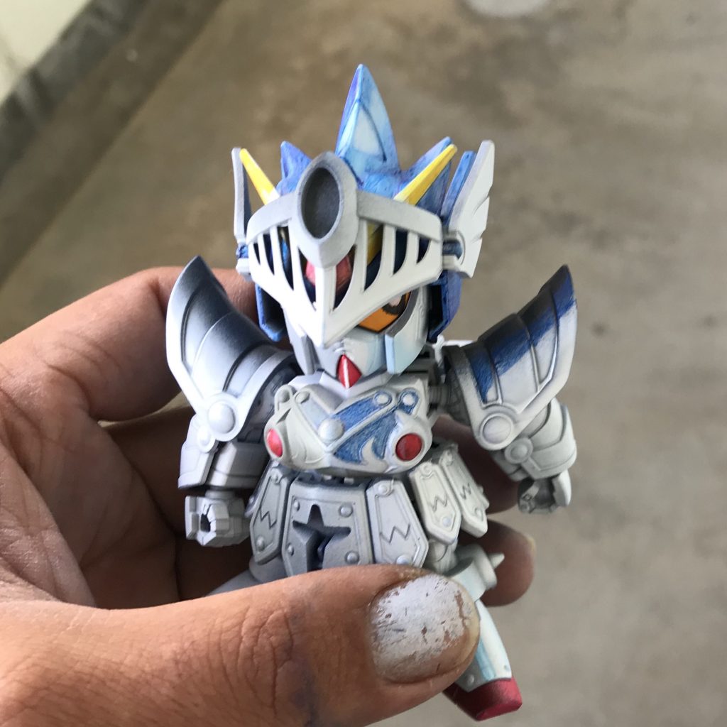 色鉛筆で全体を塗って