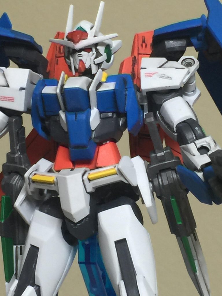 ダブルオーダイバーの左斜め正面の
アピールショット!
