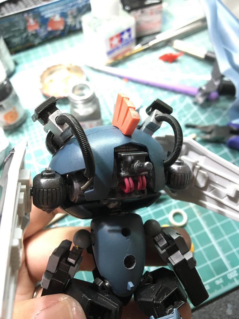 プチッガイの頭の中は旧キットのターンXが入ってるんだけど、、、もうほぼなんだか分からない、、、