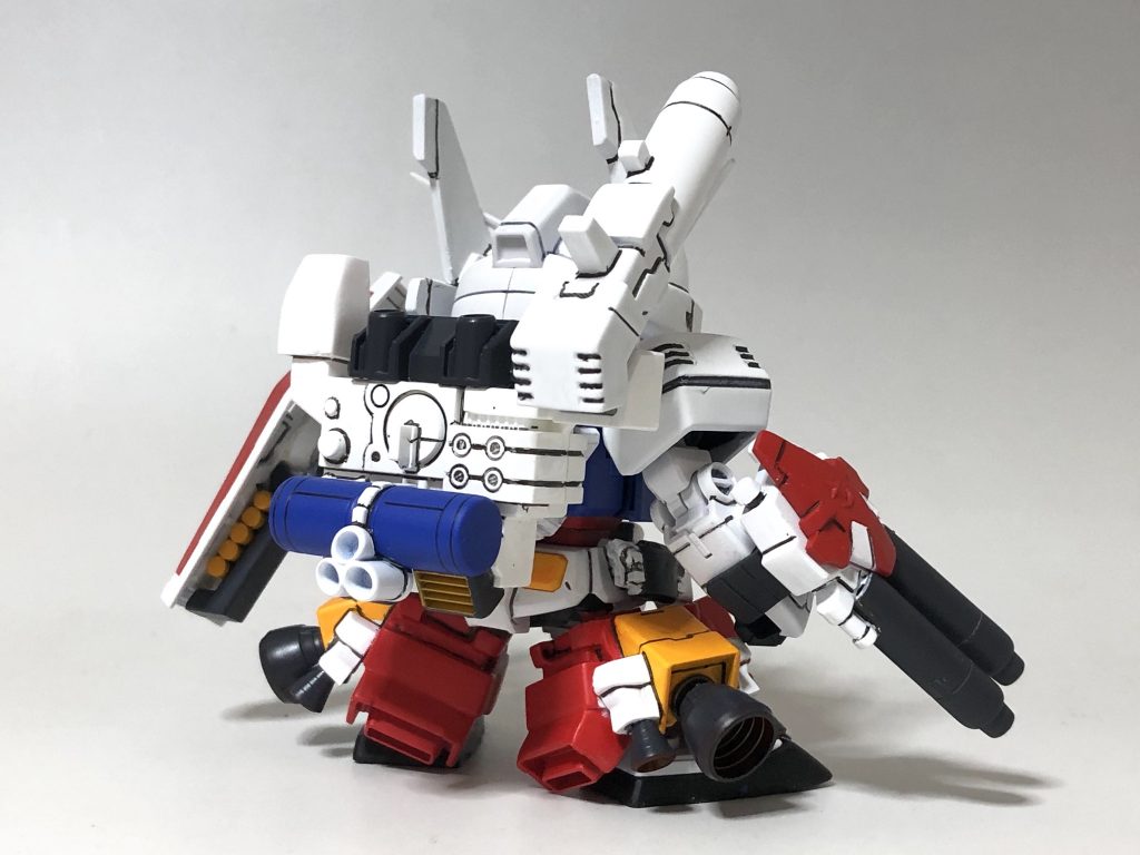 初背面（笑）バックパックも少しアレンジしました。