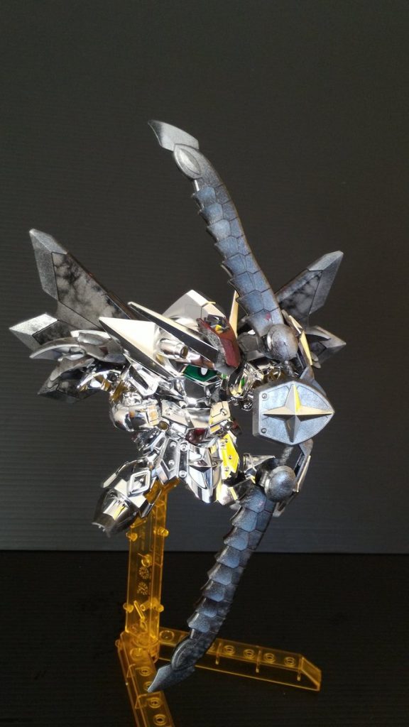 之後用棉花來進行大理石遮蓋