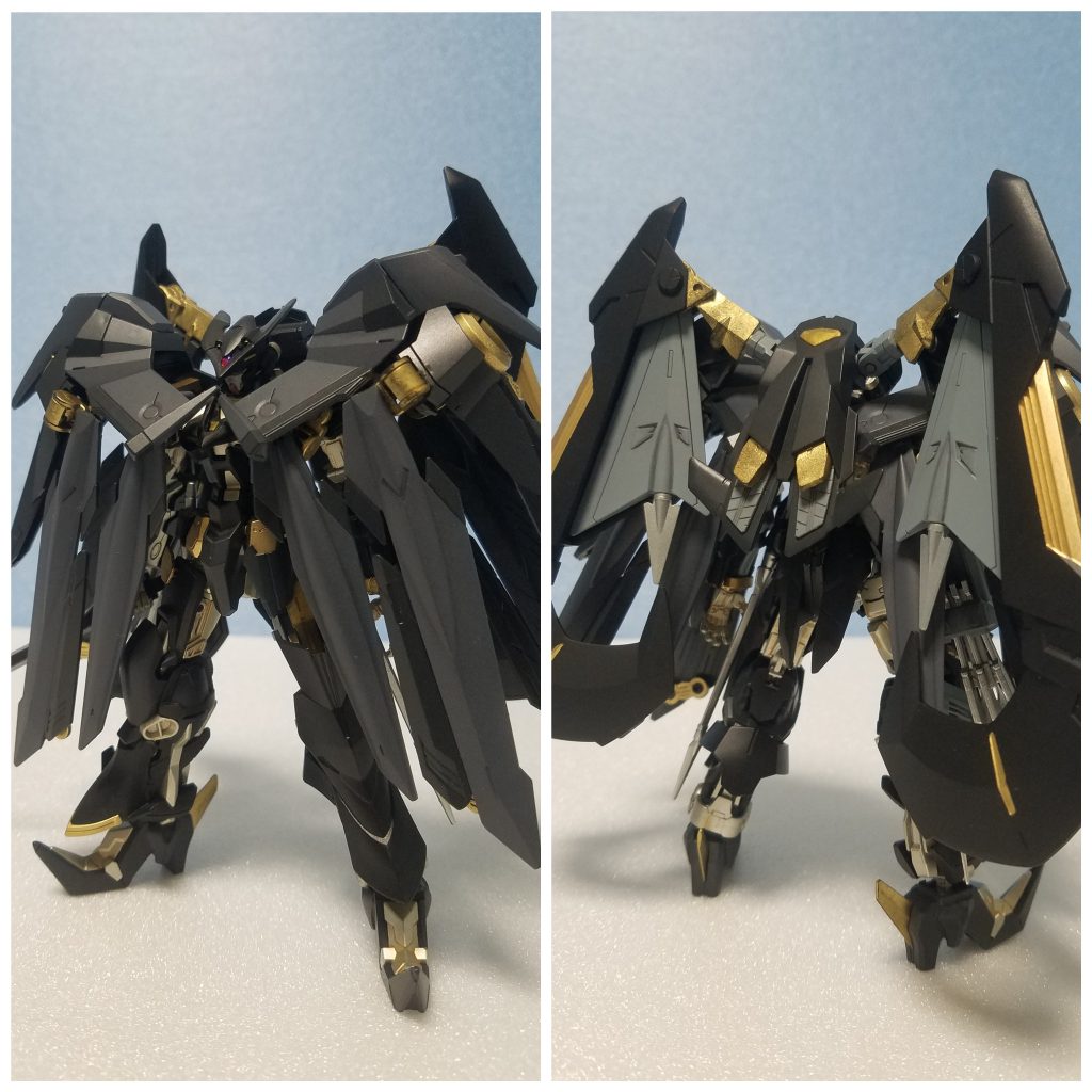 まずはフル装備で、マント展開前