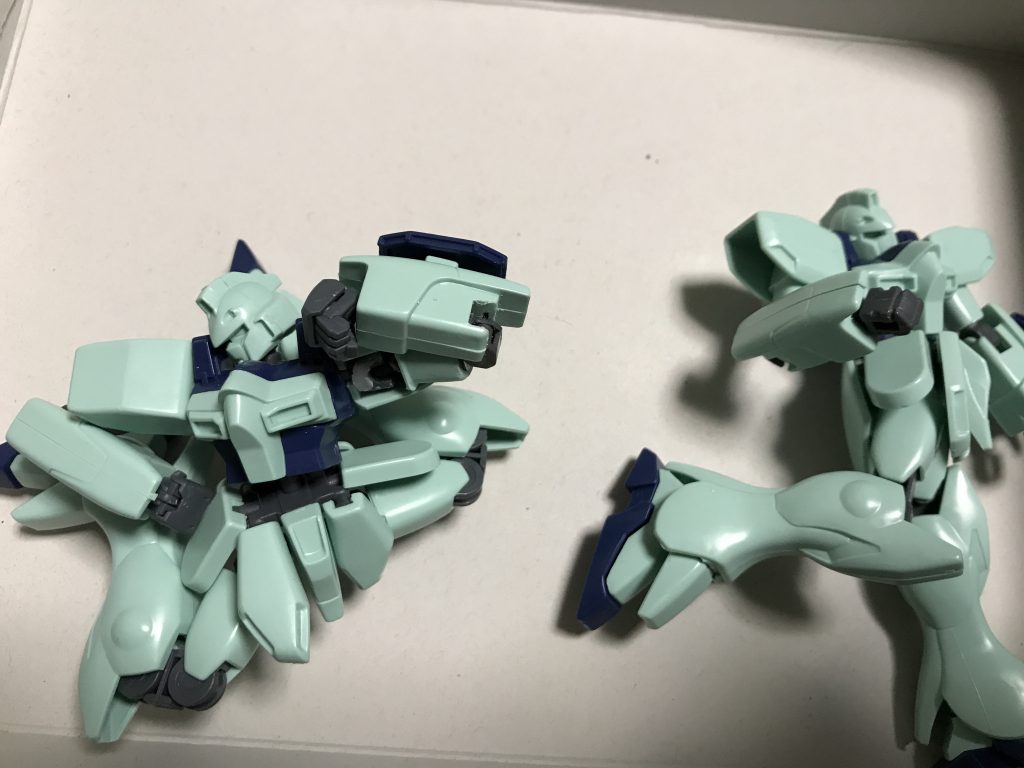 右が元キットの限界
物凄く動きます