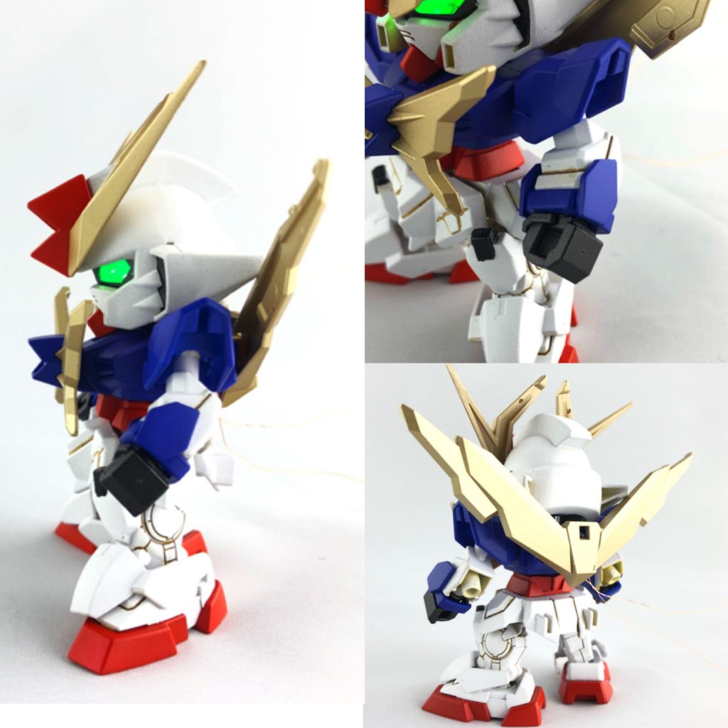 全体的に大きく見えるようなスタイルにしたかったので細身のパーツや隙間が見えてしまう場所はダイバーエースのパーツでボリュームアップしました。