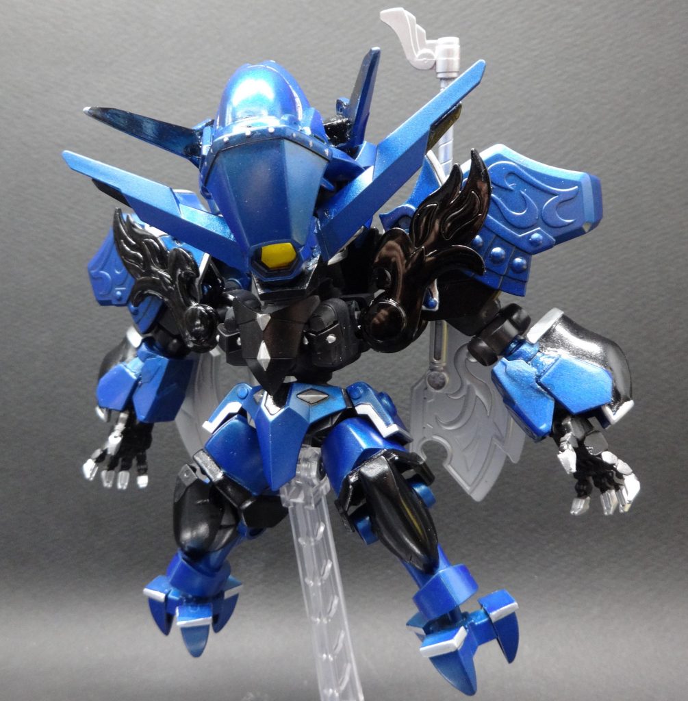 鉄機武者グレイズアイン
異世界のAI技術としてアインは利用され、鉄機武者へ組み込まれた。
黒炎を吹き出し、理性の無い破壊を繰り返す。