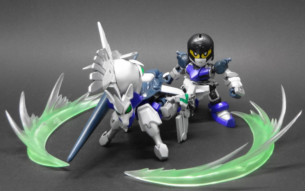 死を覚悟した瞬間、松風と共に異界より白銀の戦馬が舞い降りた!
「この力…この記憶…
 俺ではない“キマリス”の意志…。
 何の奇跡か知らないが、借り受けよう! 
 この槍の“誇り”を!」