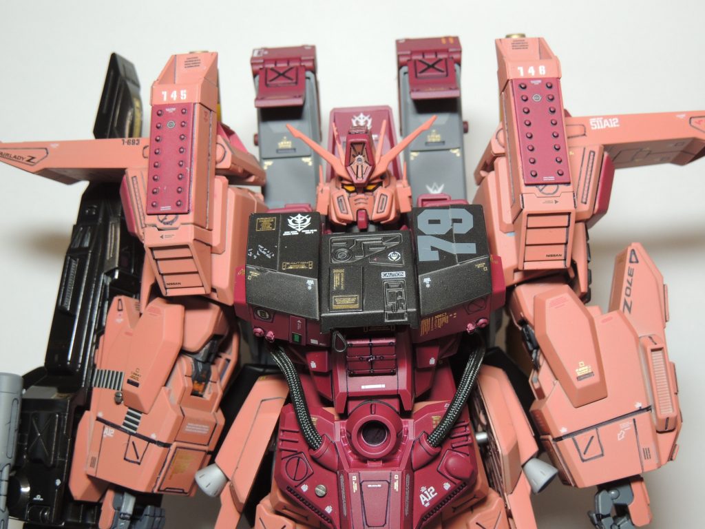 ZZガンダム(シャア専用)–2枚目/制作者：トランキーロニッパー