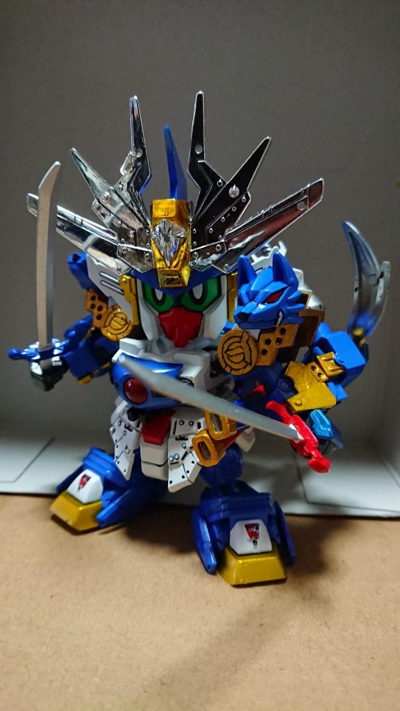 超武装形態、爆炎剣&水流刀を装備