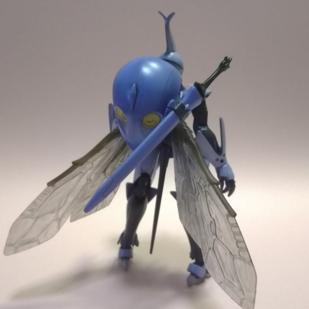 ファルシアの特徴的なフード？はどうしてもなんとか活かしたかったので、オーラコンバーターとして活用しました。