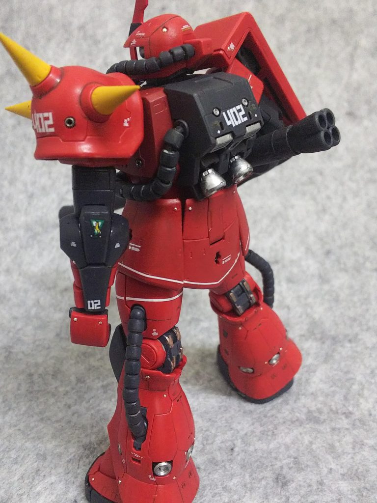 RGザク改造MS-06Sジョニーライデン少佐機–3枚目/制作者：みっつ