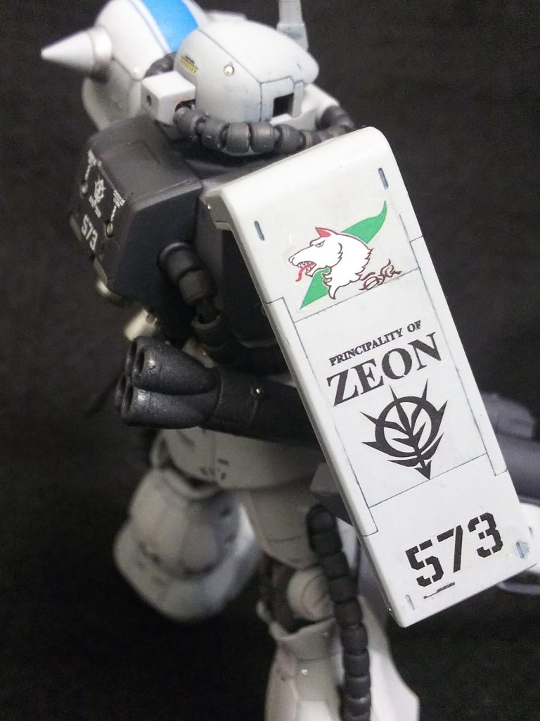 RGザク改造MS-06Sシン・マツナガ機–5枚目/制作者：みっつ