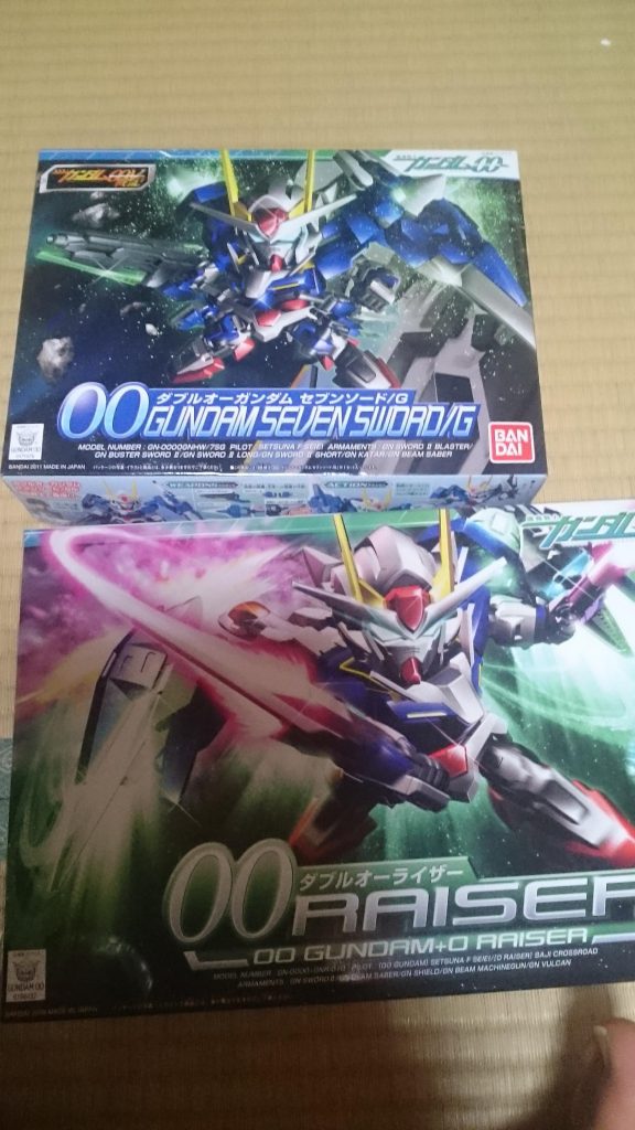 ダブルオーガンダムとクアンタで