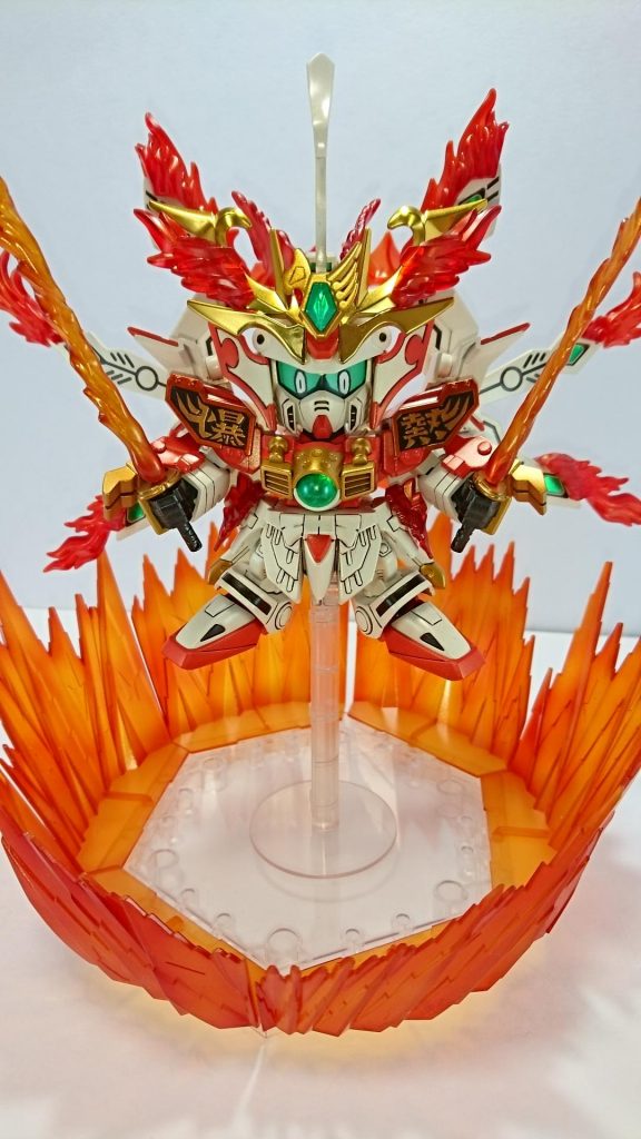 台座はオーラエフェクトを刀同様クリアカラーで着色しました。