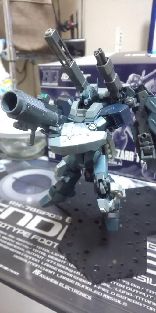 HGプレバンジェスタシェザール隊ABC装備–2枚目/制作者：m249saw45