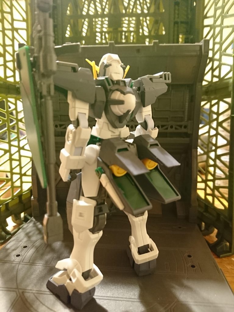 背面
所々に意匠を残したかったので未塗装部分もあります(^^;