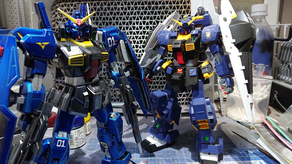 ガンダムmarkⅡ その3 ヘイズル改とのツーショット