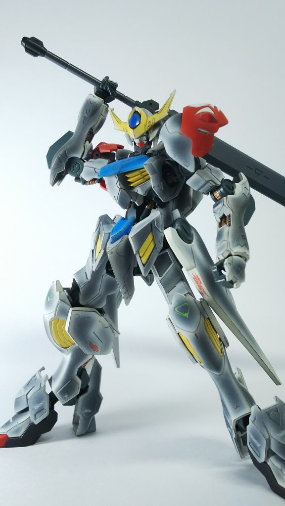 担ぎモーション
面出しや顔の削り込み以外はキットのままです。