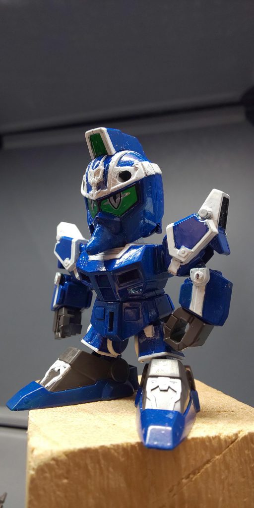 軽装タイプ。アゴも相当パテで盛りました…ペリカン…