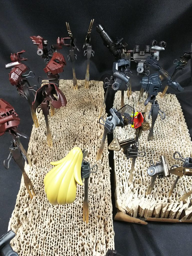 ベース色の塗装。