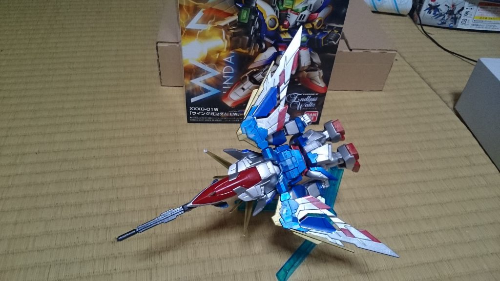 メタルリックで塗りました。