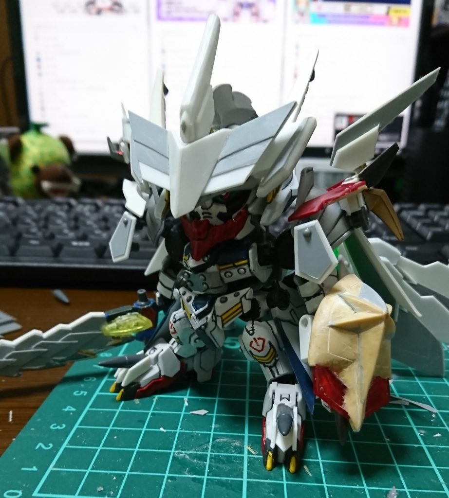 塗装前の状態です。
ほとんどプラ板です。