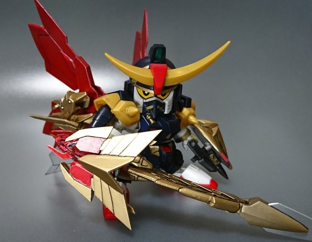 組み換えしだいでエクスワイバリオンを余剰パーツなしで他のSDガンダムに装着させることも可能。