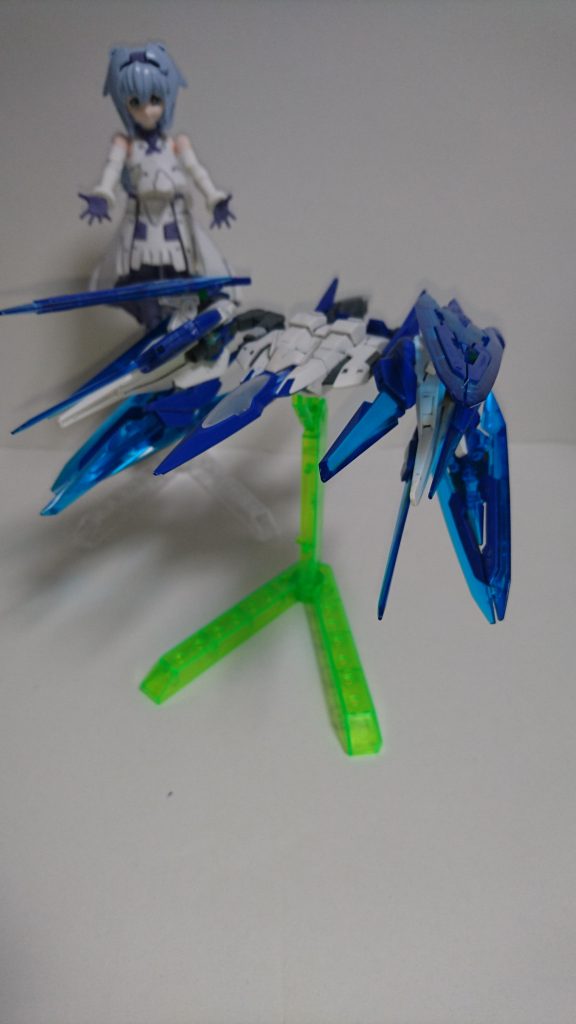 一応、モビルドールサラに合わせてサンライザー自体も少し手を加えてみました。