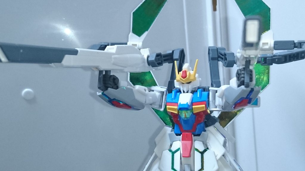 キメ顔ショット。塗装は今回してませんが、白系統で色は統一されてるんで問題ない・・・よね・・・(バタッ)