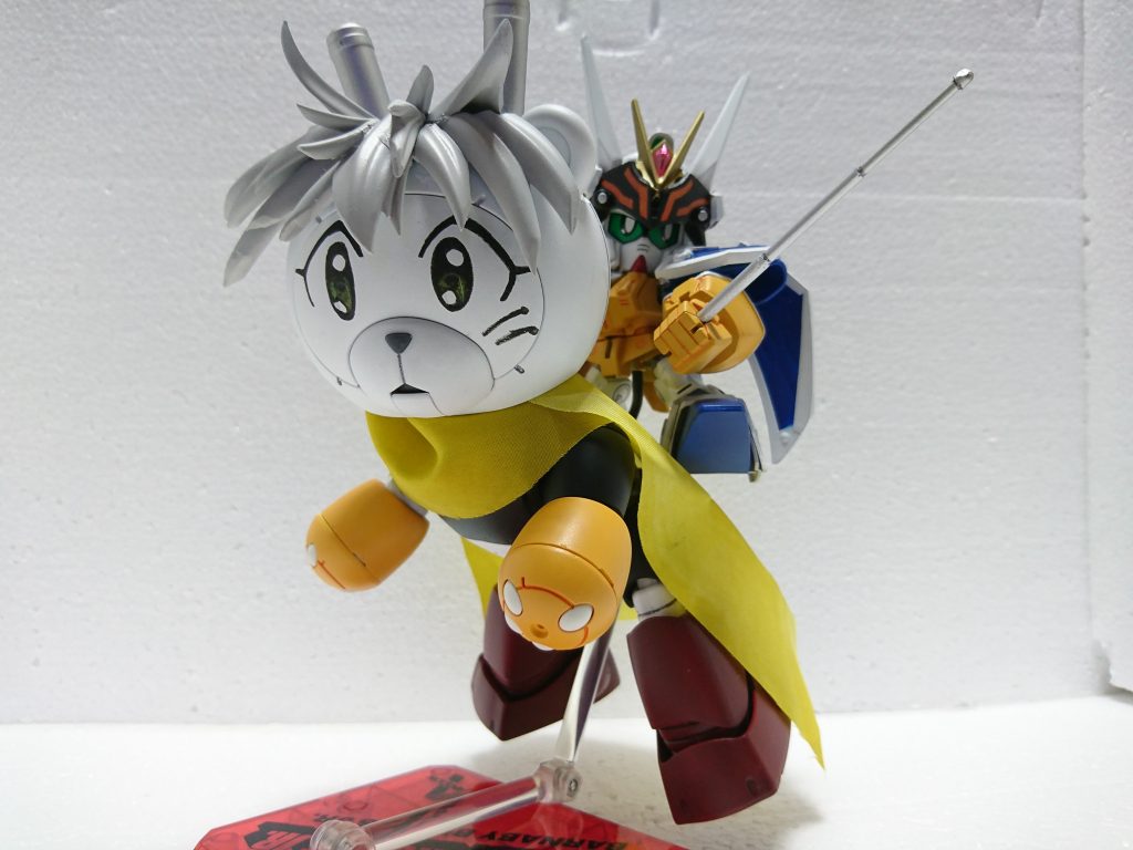 四不象はベアッガイをそのまま使用、髪の毛と塗装でそれっぽく再現しました。