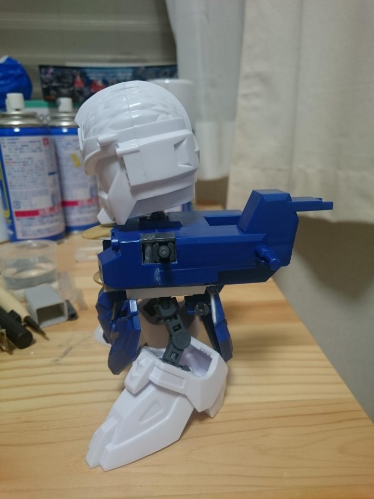 股関節はボールデンアームを使っていますが、強度が低いのが難点だなと思います。