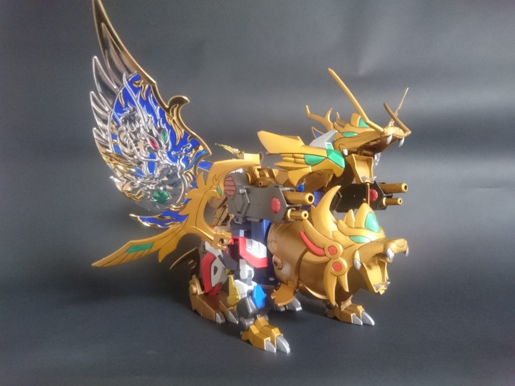 獅龍凰形態。
一部構成が違いますが、一応変幻可能です。