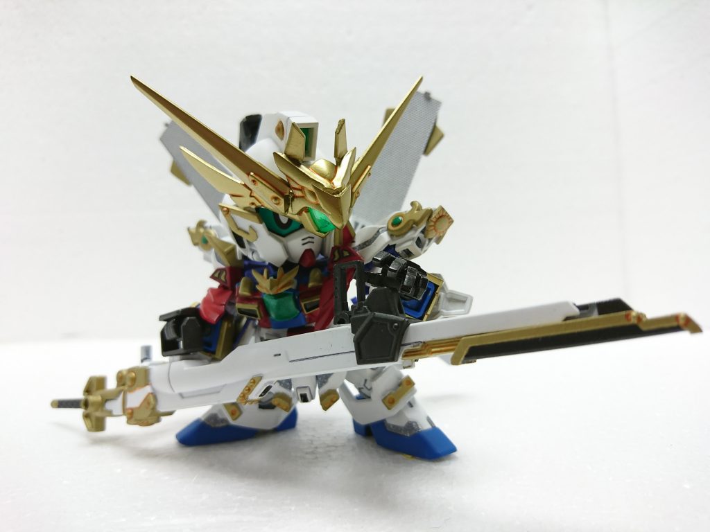 X魔王独特の持ち方でサテライトキャノンも使用可能。