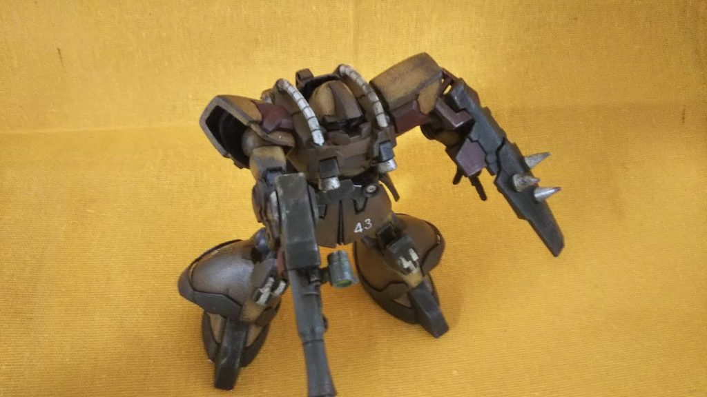 簡単お気軽汚し  ファレホ筆塗り