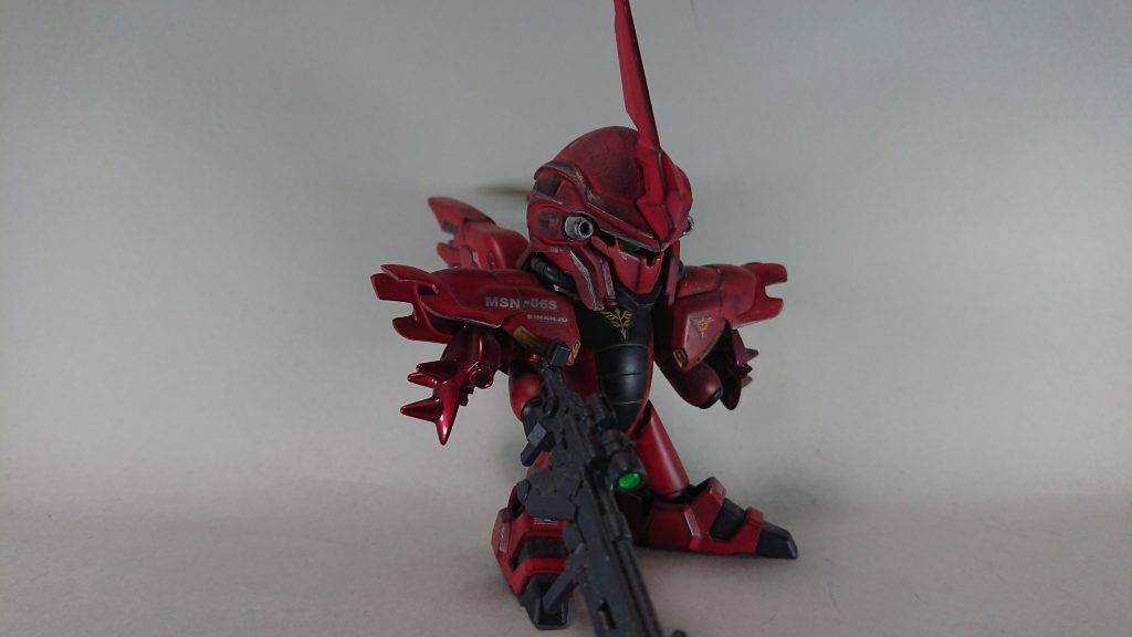 『シナンジュッガイ』
こちらが実は、この『SDミキシングシリーズ』で最初に作られた『プチッガイ』です♪
※シールドが行方不明になっています。