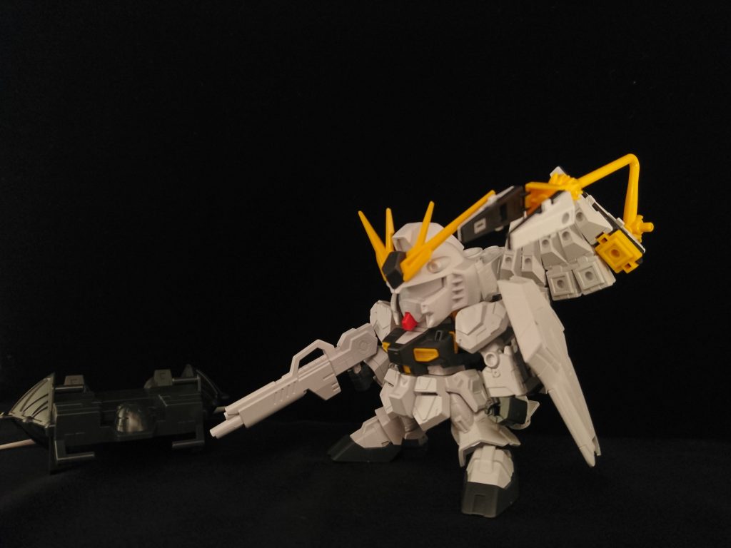 使用キットは『BB戦士387 νガンダム』。
パチ組み時点はこんな感じでした。イケメン!