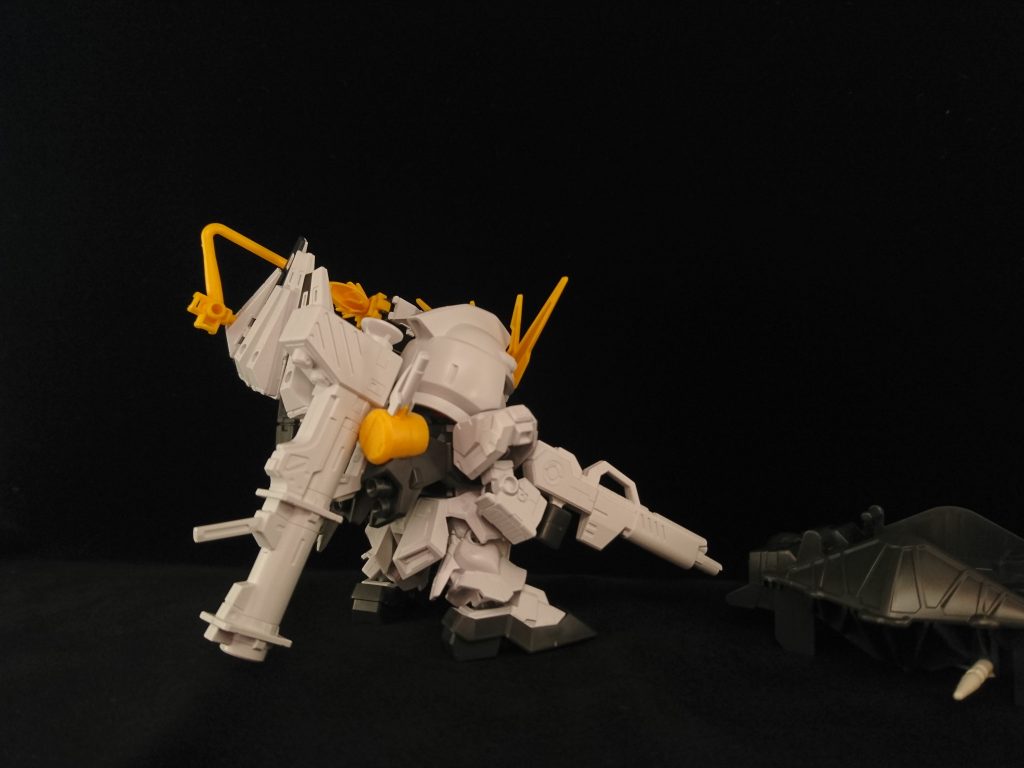 パチ組みのバックショット。