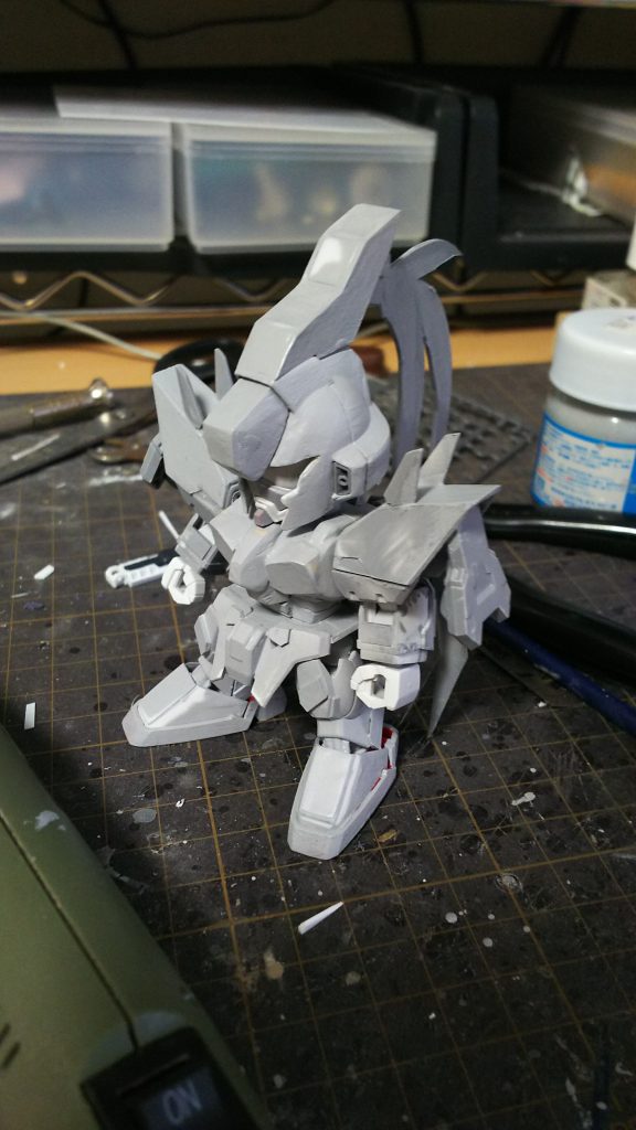 サフ姿、少し弄るだけでもキャラクターが変わって見えるのはいいけど、やっぱり何らかの形で角残すべきだったかなぁ？