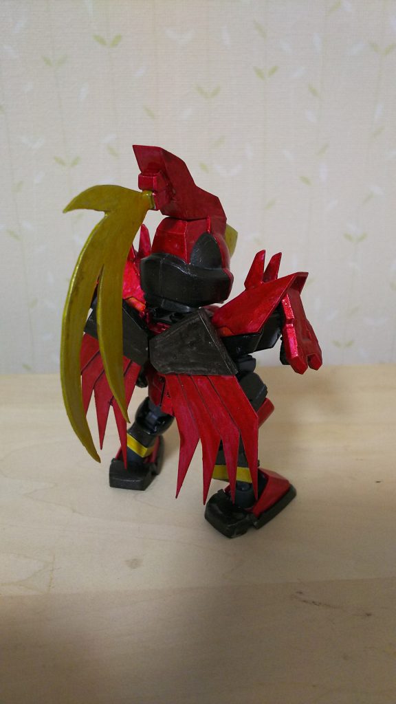 リアビュー、特に設定は決めてないけど悪そうな見た目だけど、仲間のことは大事にするそんな漢ですね