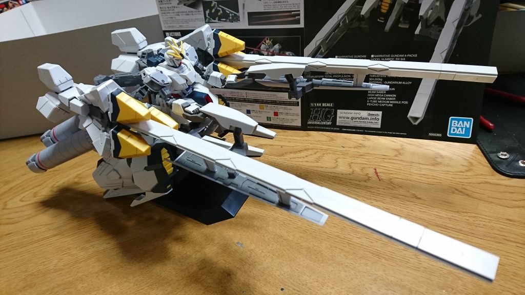 ナラティブガンダムA装備–2枚目/制作者：チャーハン