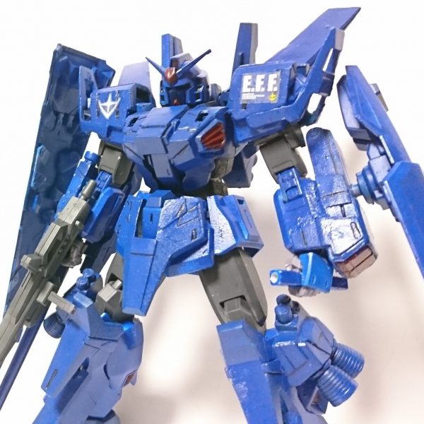 フルアーマーガンダムマークⅡ（ＨＧリバイブ　ＵＯの青ＦＡカラー）