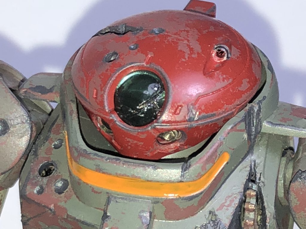 左目のクリアパーツを撤去して100均で見つけたメタルパーツを付けておきました
(*⁰▿⁰*)