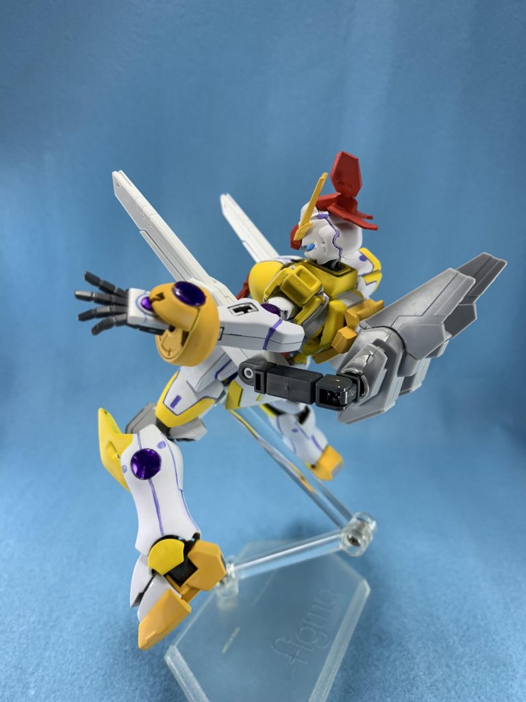 F91パック(仮)です。

推力の増強と、足りない火力を2門のキャノンで補います。

モチーフは言わずもがな、F91です！