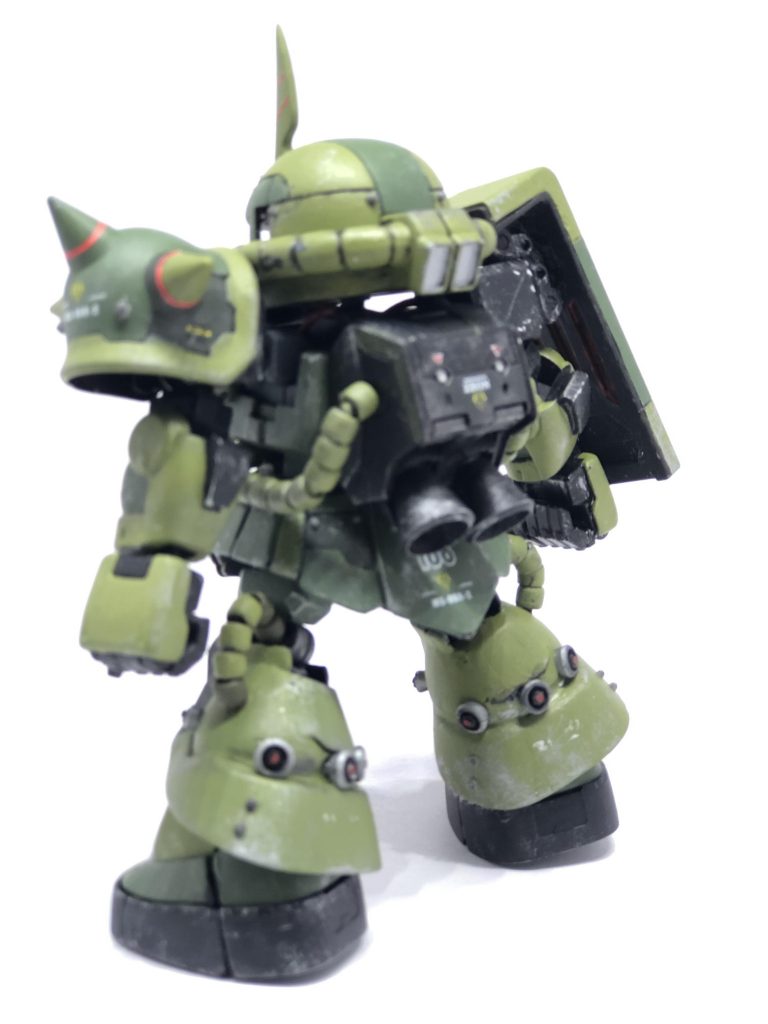 肩周辺とバックパック、動力パイプはRGシャア様からの頂き物です!