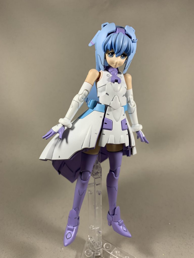 ダイバールックの配色を参考に全体的に淡い色を使っています。
青:フォーチュンスカイブルー
紫:ラベンダー
表面仕上げ:つや消し