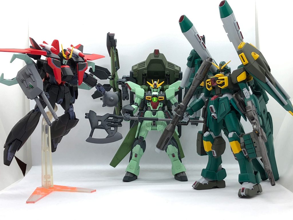 最後はレオパルドカラミティ、エアレイダーと。ついに3機が揃いました…。