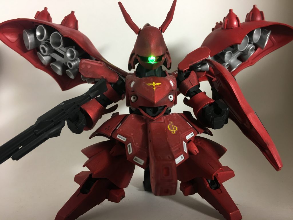 バーニアなどは銀色にして目立つようにしてみました。